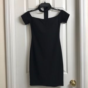 Off Shoulder Dress Black My Michelle